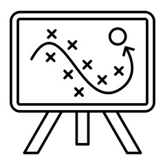 Vector Strategy Outline Icon Design