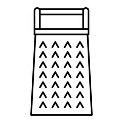 Vector Grater Outline Icon Design