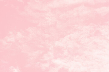 Abstract color of clouds and sky on pink in sunshine for texture background.
