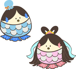 アマビエ織姫 彦星