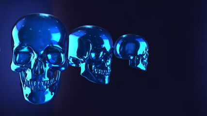 Cristal skull 3D