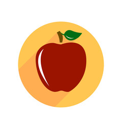 apples icon on a white background, vector illustration