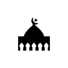 mosque logo icon vector template.