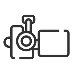 Video Camera outline icon.