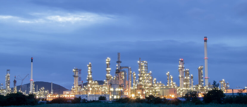Oil and Gas Industrial zone,The equipment of oil refining,Close-up of industrial pipelines of an oil-refinery plant,Detail of oil pipeline with valves in large oil refinery.