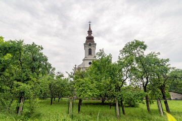Bajsa, Serbia - June 06, 2021: Bajsa Catholic Church