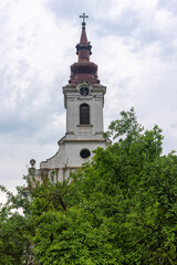 Bajsa, Serbia - June 06, 2021: Bajsa Catholic Church