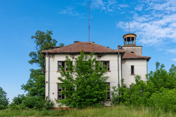 Karadjordjevo, Serbia - June 06, 2021: Local castle in the village of Karadjordjevo. It was abandoned today