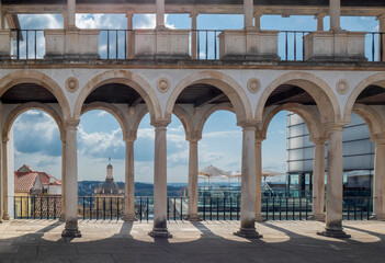 Obraz premium Cidade de Coimbra. Universidade de Coimbra Machado de Castro.
