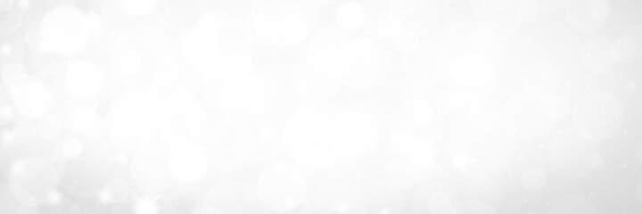 abstract light white background with bokeh, Christmas background with snow