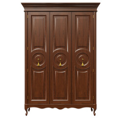 Wooden cabinet in classic style