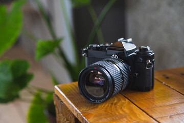 古いカメラ, カメラ, 写真, 一眼カメラ, フィルムカメラ