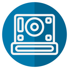 Polaroid Camera flat icon.