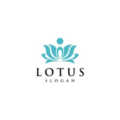 lotus logo design templete .