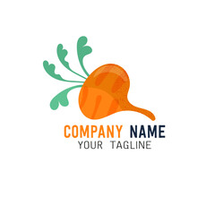 Abstract Vector Logotype In the Flat Style.