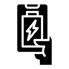 battery glyph icon