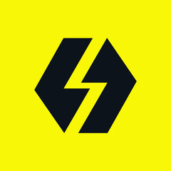 Electricity Sign Letter S