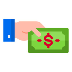 Money flat style icon
