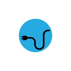 Electrical home logo vector icon template