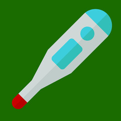 thermometer medical equipment icon illustration vector graphic