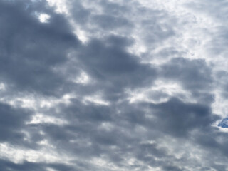 Obraz premium Storm clouds in the sky, dark, gray. Dark sky. A hurricane is coming. A weather cyclone. Weather forecast. The rainy season. Background image