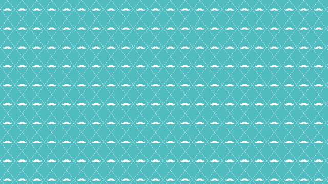 Rhombuses with mustaches, gift wrapping