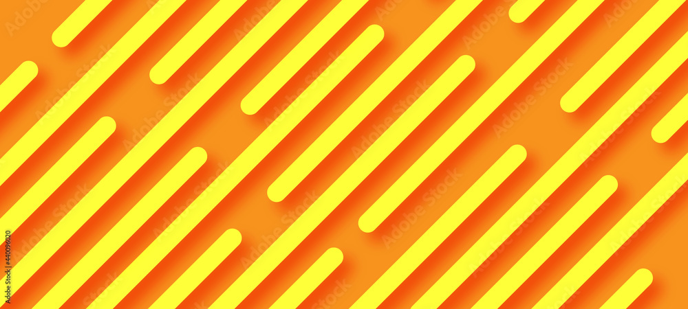 Poster abstract orange background with line . minimal abstract background .