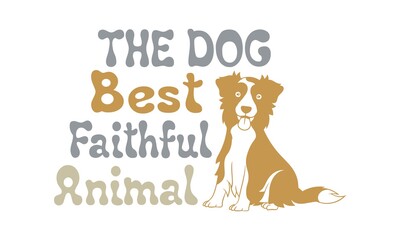 Dog lover Tee shirt banner poster and vector print design template