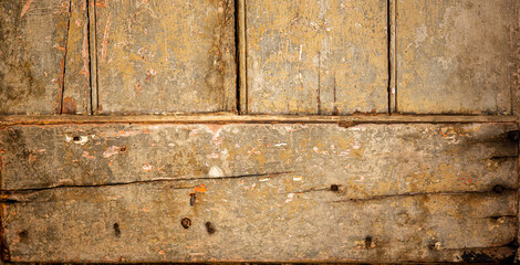 Texture of wood from an ancient door