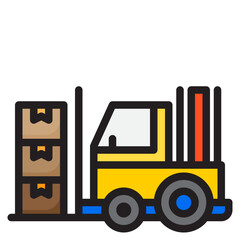 Folklift color line style icon