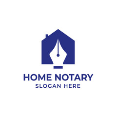 Notary services logo design.