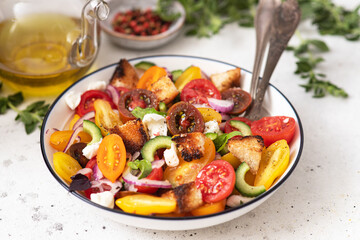 salad with vegetables