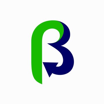 Beta logo with arrow elements