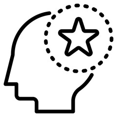 Favorite outline style icon