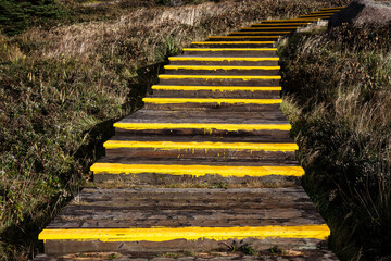 Wooden Stairs at Cape Spear Newfoundland