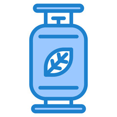 Gas blue style icon
