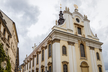 Fototapeta premium beautiful evening streets of wroclaw in poland