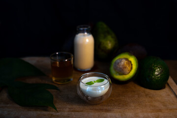 Honey Avocado Milkshake healthy drink