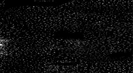 Abstract vector noise. Small particles of debris and dust. Distressed uneven background. Grunge texture overlay with fine grains isolated on white background. Vector illustration. EPS10.