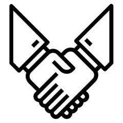 teamwork line icon