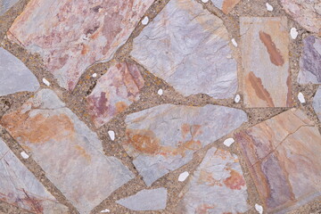 Wall of an old built