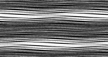 Swirled and curled stripes and brush strokes texture. Marble or acrylic atrwork imitation. Cool and swirly background. Abstract vector illustration. Black isolated on white. EPS10