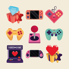 videogame controls set © Stockgiu