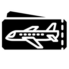 ticket glyph icon