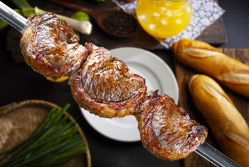 Picanha, traditional Brazilian barbecue.