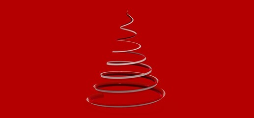 modern winter merry christmas card modern 3d minimal