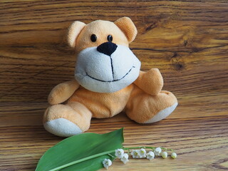 Little Toy on the Wooden Table