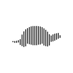 Turtle black barcode line icon vector on white background.