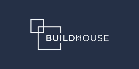 Building architecture logo design templates	