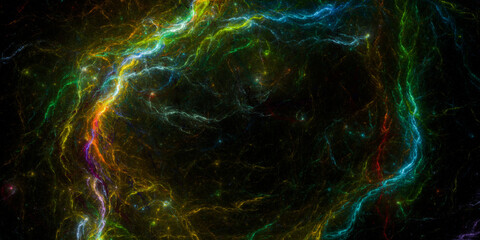 Banner Star field background . Starry outer space background texture . Colorful Starry Night Sky Outer Space background. 3D illustration
